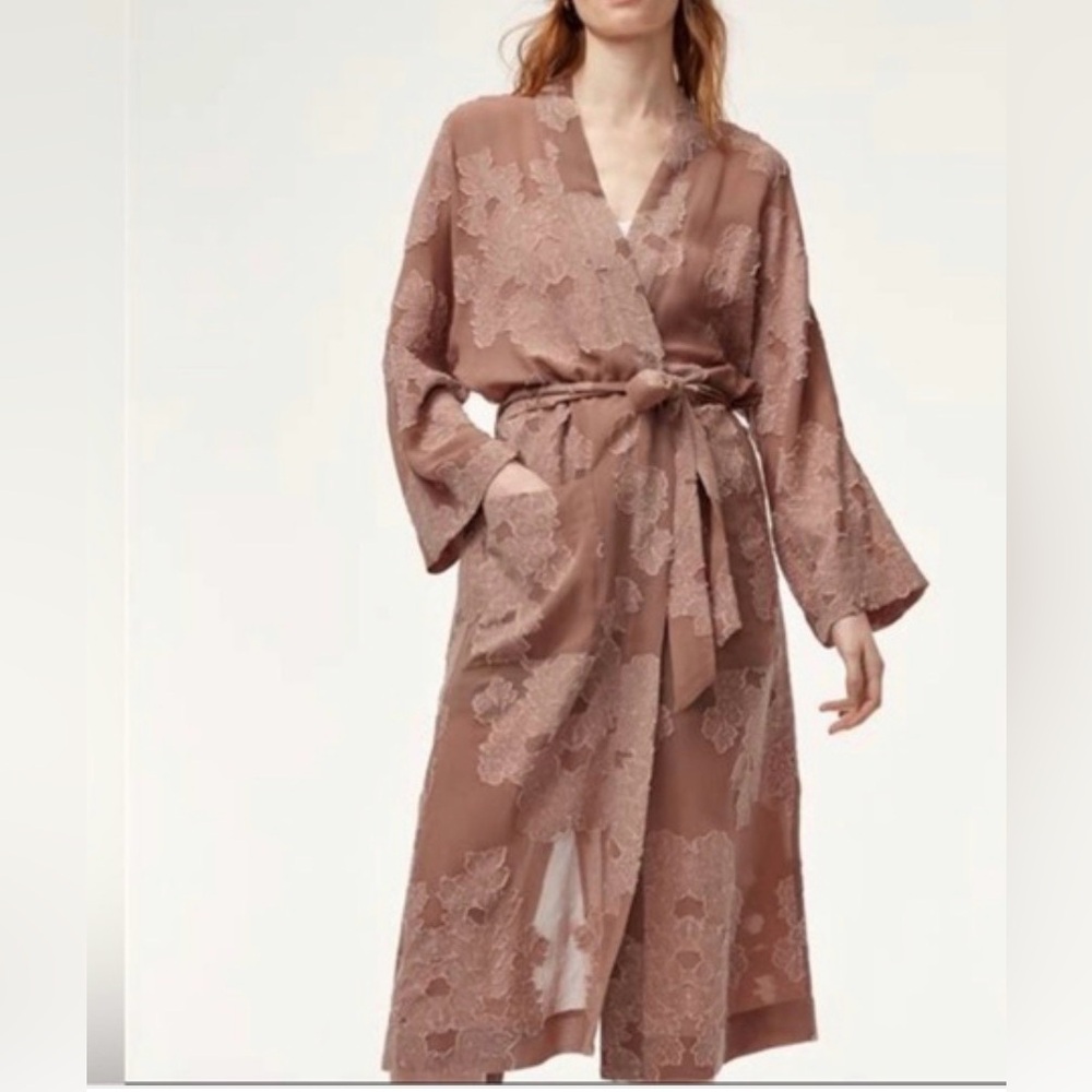 Wilfred Durante Robe Large Dusty Rose